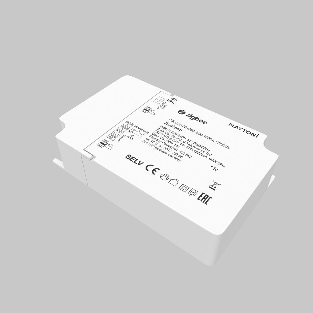 Источник тока ZIGBEE 65Вт 500-1500А Maytoni 771005
