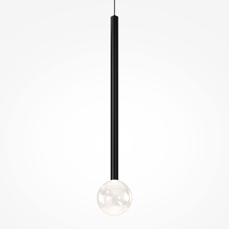 Подвесной светильник 10*10*360 см, LED*3W, 3000K, Maytoni Bubble Dream MOD383PL-L4B3K, черный