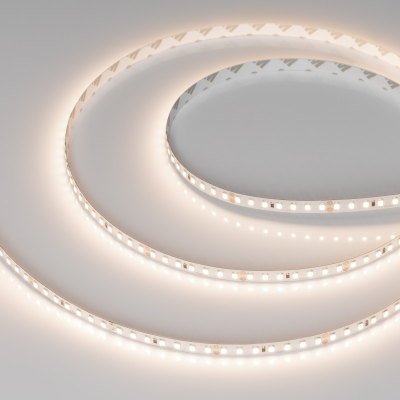 Лента UL-A140-8mm 24V Warm3500 (15 W/m, IP20, 5m) (Arlight, 7 лет) 046980. Цена указана за 5 метров. Продается кратно 5 метрам.