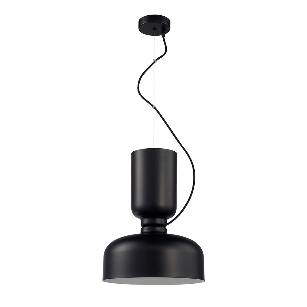 Подвесной светильник 37*28 см, 2*E27, 40W, Divinare Paola 5864/06 SP-1, Черный