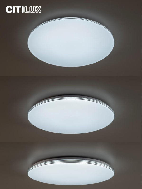Светильник 60 см, 90W, 3000-5500K с пультом Симпла Citilux CL714900G, белый