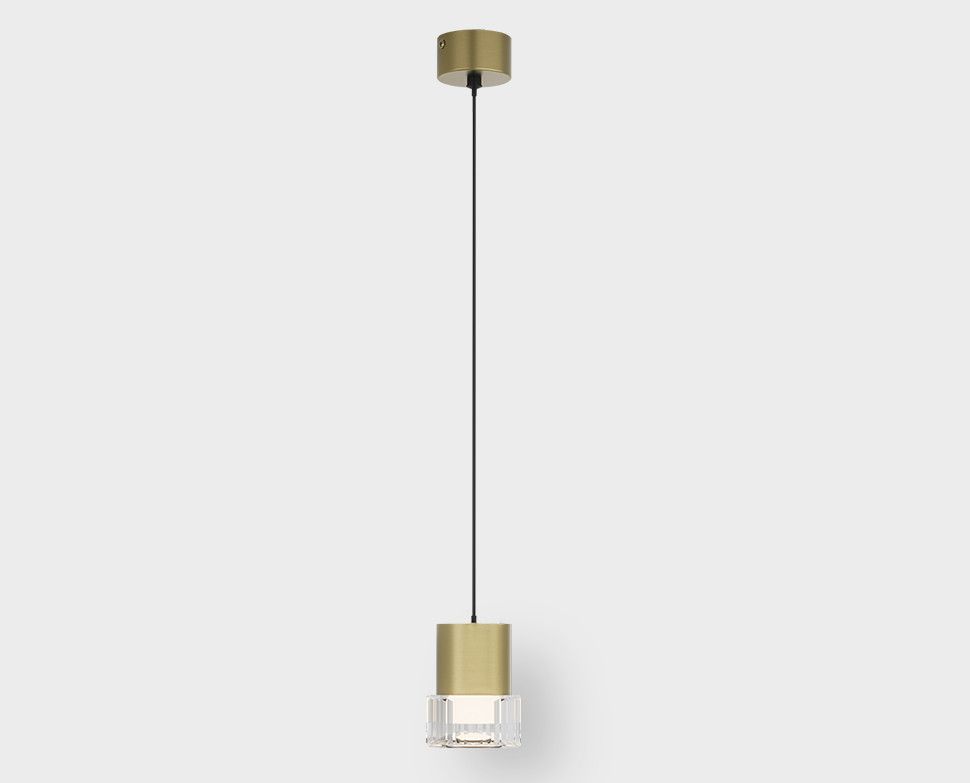 Подвесной светильник 8 см, 5W, 3000K, Italline IT014-0203 gold, золото