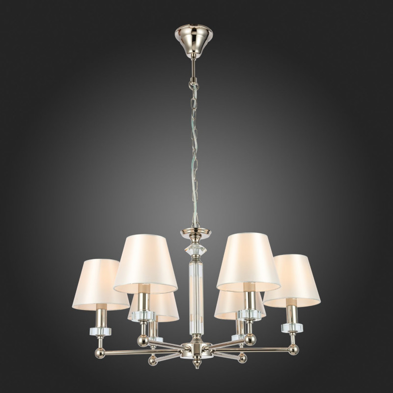 Люстра подвесная 69 см, 240W, ST LUCE VIORE SL1755.153.06 Никель
