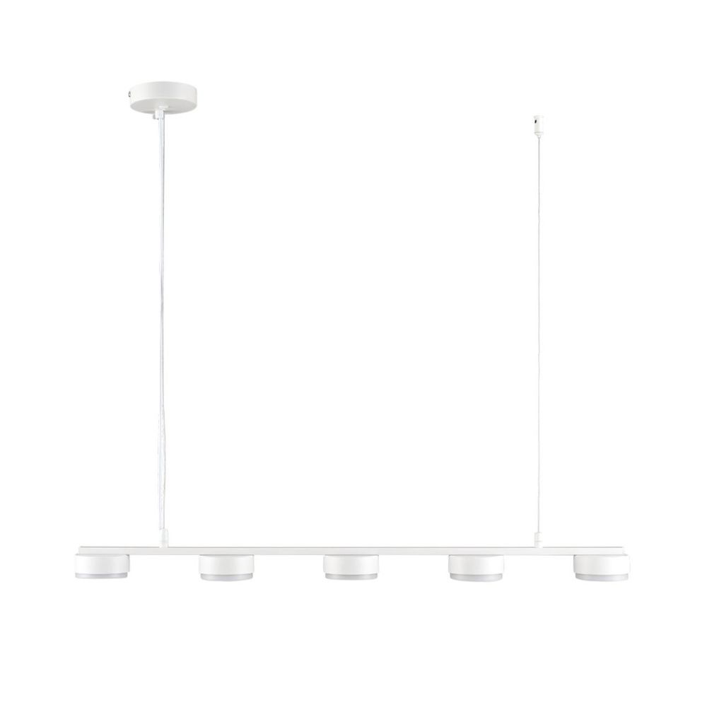 Светильник подвесной 80*10*-80 см, 5*GX53*7W, K, Lumion TORINA 8265/5, белый