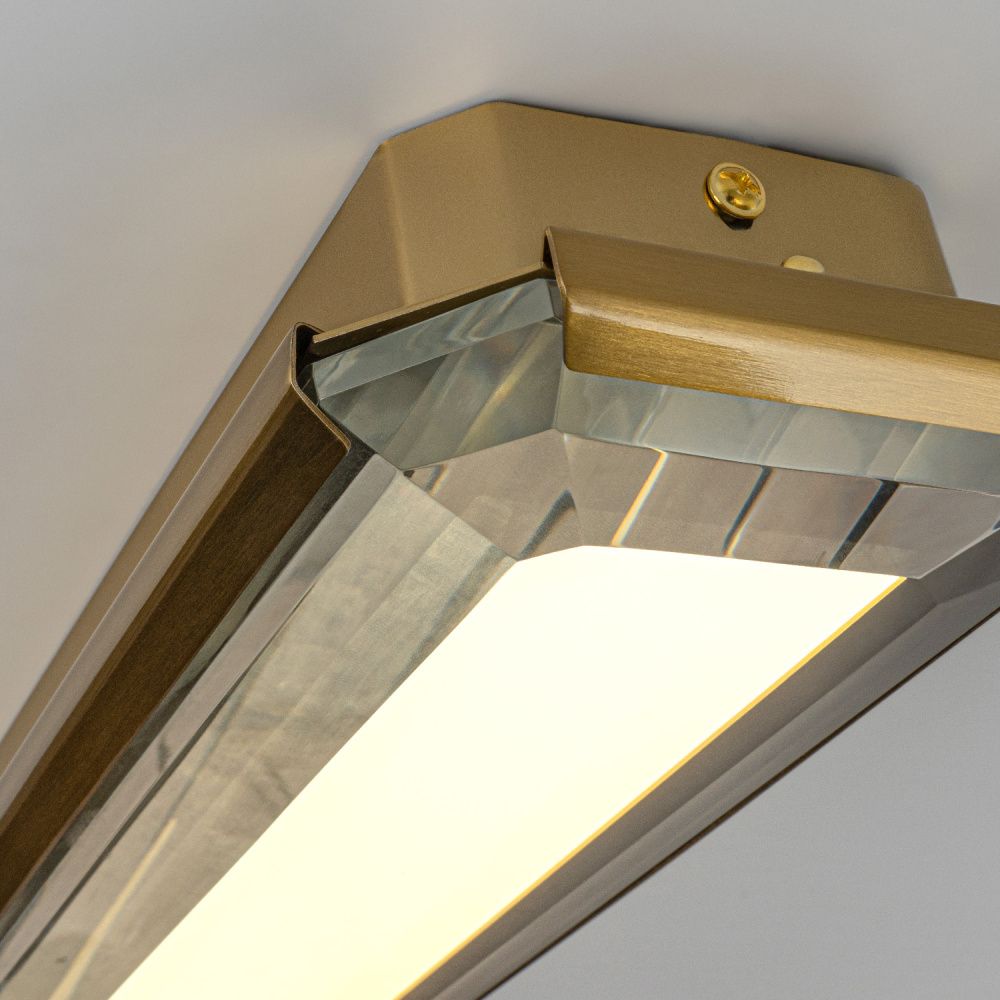 Бра 12*5*-38,5 см, *LED*8W, 4200K, Modelux  ML.588.380 BS, Латунь