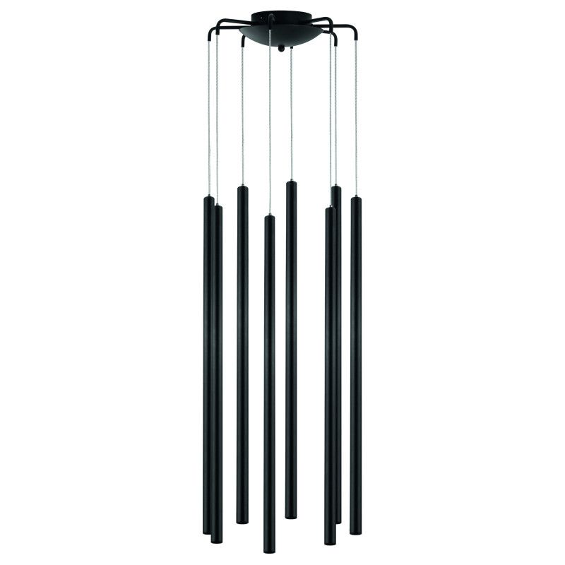 Подвесная люстра *34*61-141 см, *LED*40W, 3000K, Lightstar Tubo L8T747337, черный