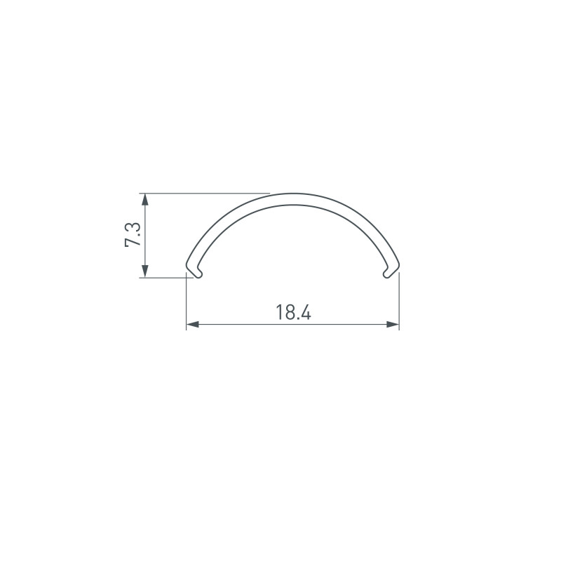 Экран Arlight 039490 200*1,911*0,78 см. Цена указана за 2 метра. Продается кратно 2 метрам.