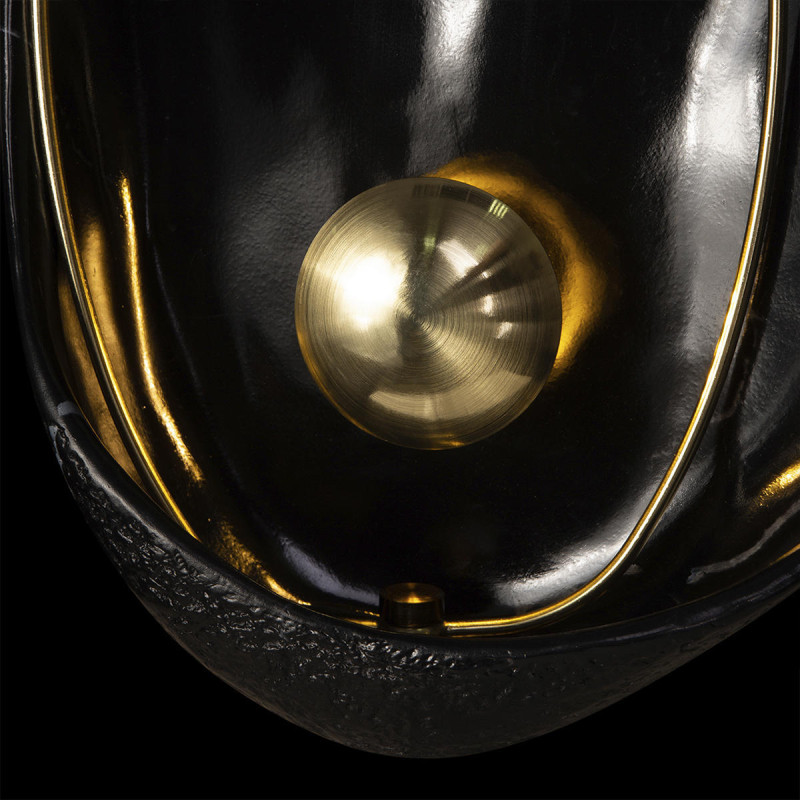 Бра LOFT IT LED Clam 10043 Black, 3W LED, 3000K, золото