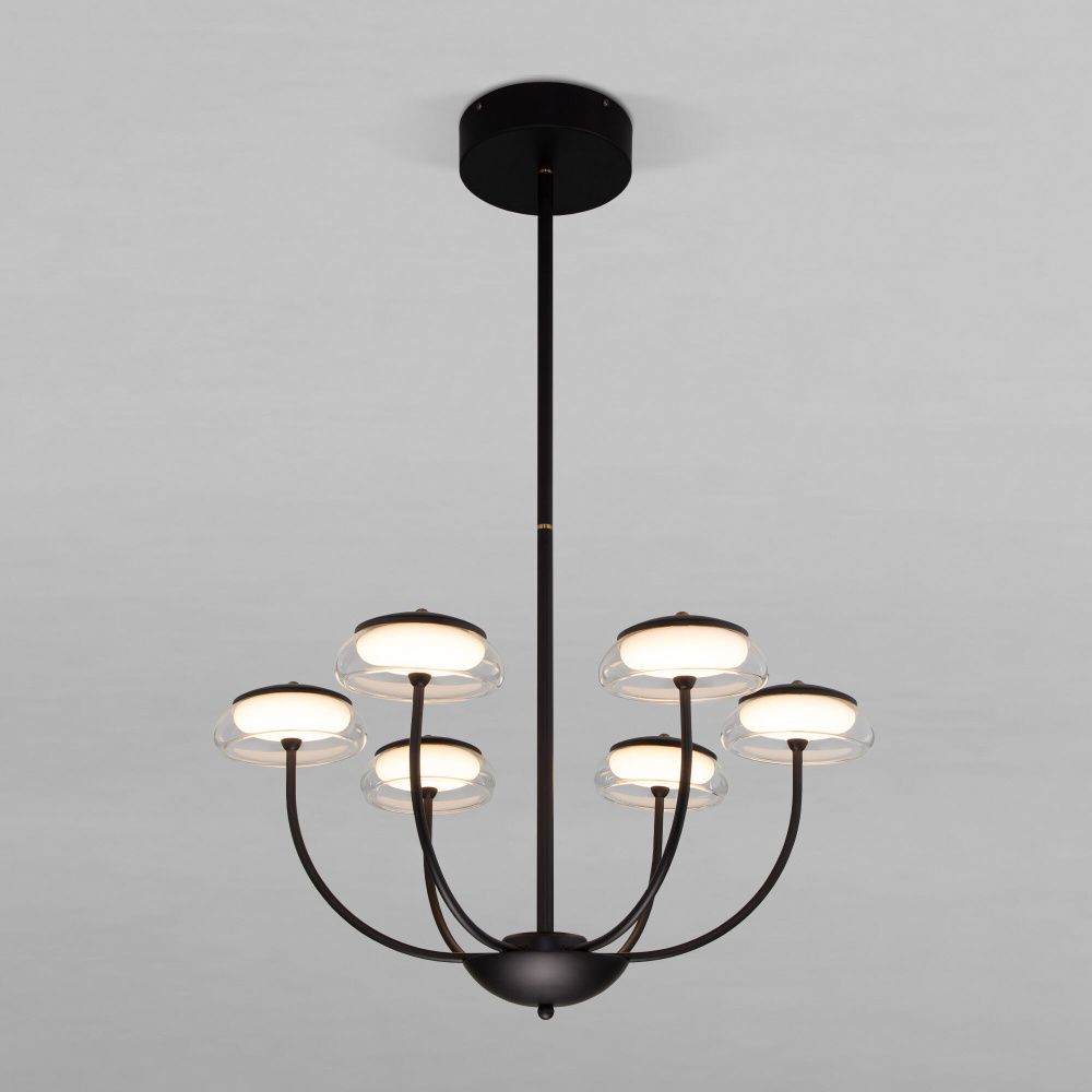 Светильник 65*65*93 см, LED*32W, 3000K, Eurosvet Fungo 50388 LED, черный, a068861