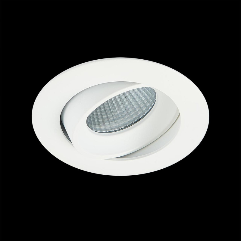 Встраиваемый светильник 9 см, 7W, 3500К Citilux Альфа CLD001NW0, белый