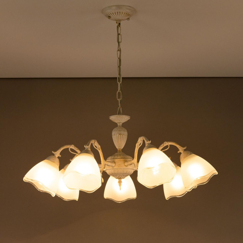 Люстра 74 см Citilux Латур CL413270 белый/золото