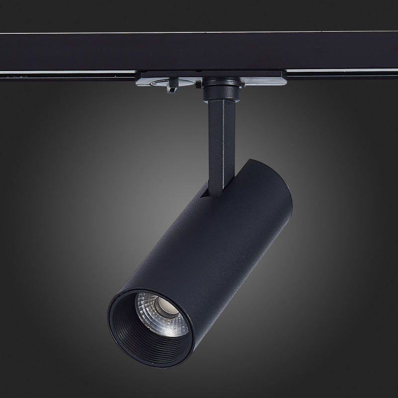 Трековый светильник 14*5 см, 10W, 4000K ST LUCE ST350.446.10.36 Матовый черный