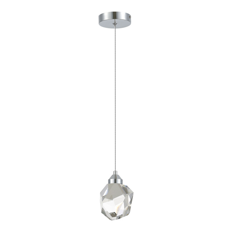 Подвес 12*100/200 см, 1*LED*3W 3000K ST LUCE Cascato SL6114.103.01 хром
