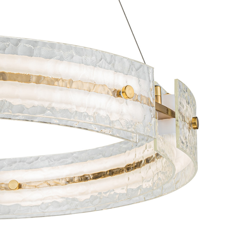 Люстра *60*150 см, 1*LED*60W, 3000-6000K Indigo Led V000089L, бронзовый, 14018/1P Brass