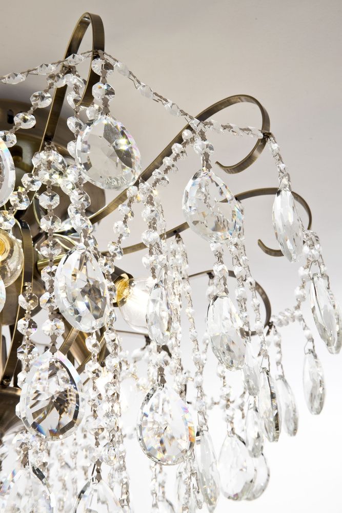 Люстра 57*57*45 см, Е14/LED 6x40W, Бронза MODELUX ML.1702.6 AB