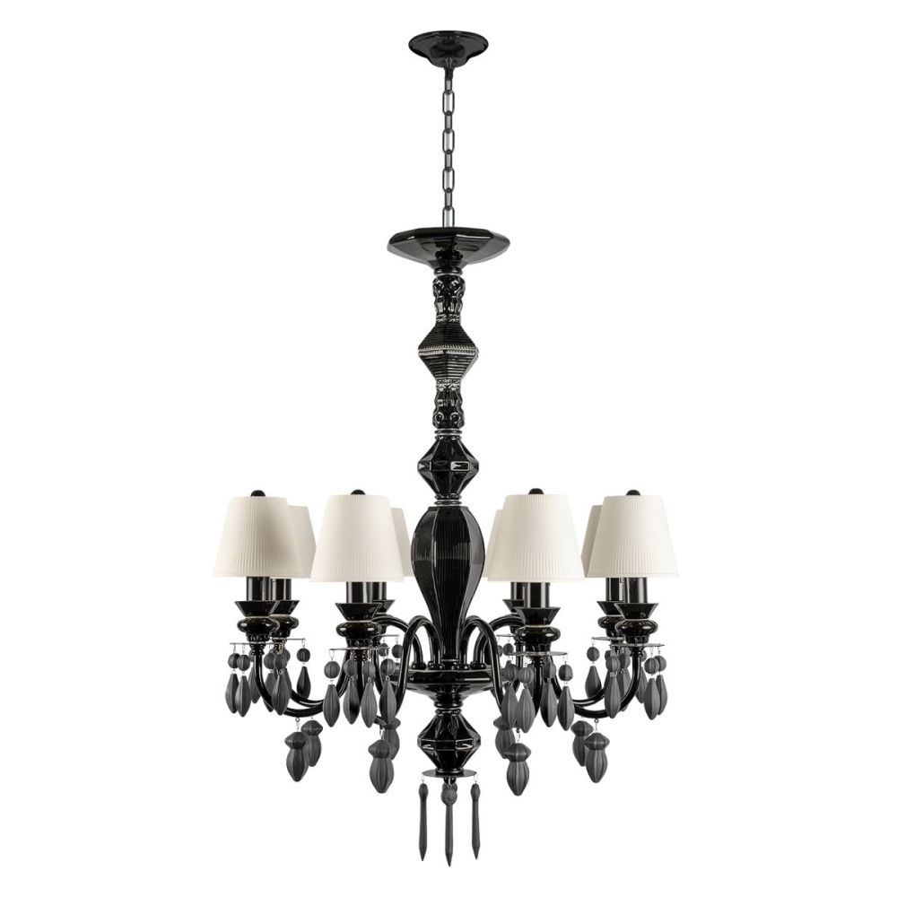 Подвесная люстра 63 см, Loft IT Grace 10203/8 Black, черный