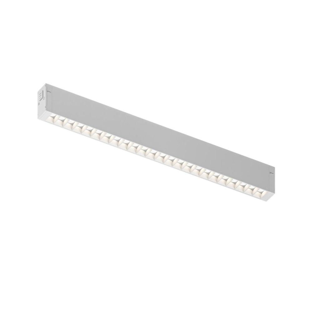 Трековый однофазный светильник 41 см, 18W, 3000K, Denkirs Simple Grill DK8102-WH, белый