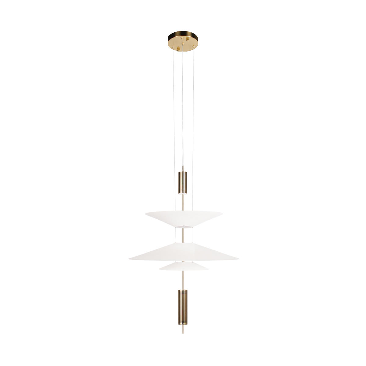 Подвесной светильник 50*83 см, 3*GU5.3*20W  LOFT IT Skylar 10244/B Brass латунь