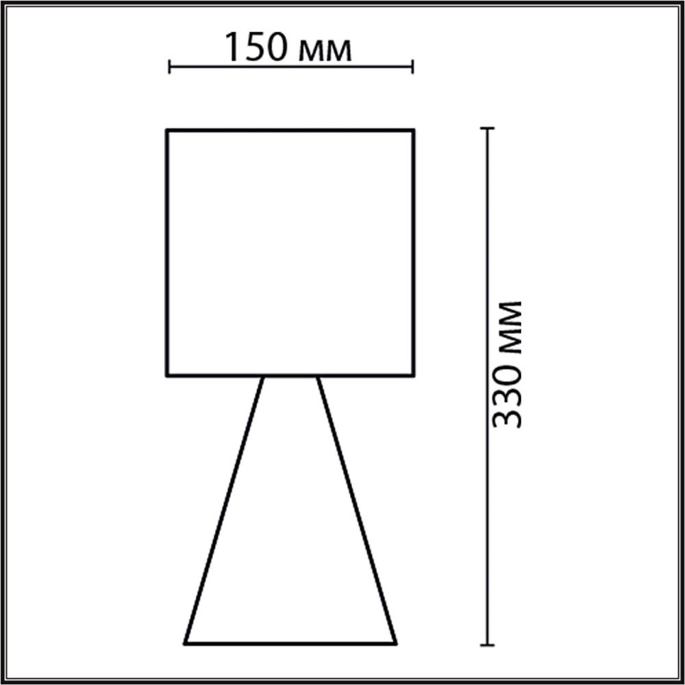 Настольная лампа 33 см, 1*E14*40W, Lumion Segi 8132/1T, серый; черный