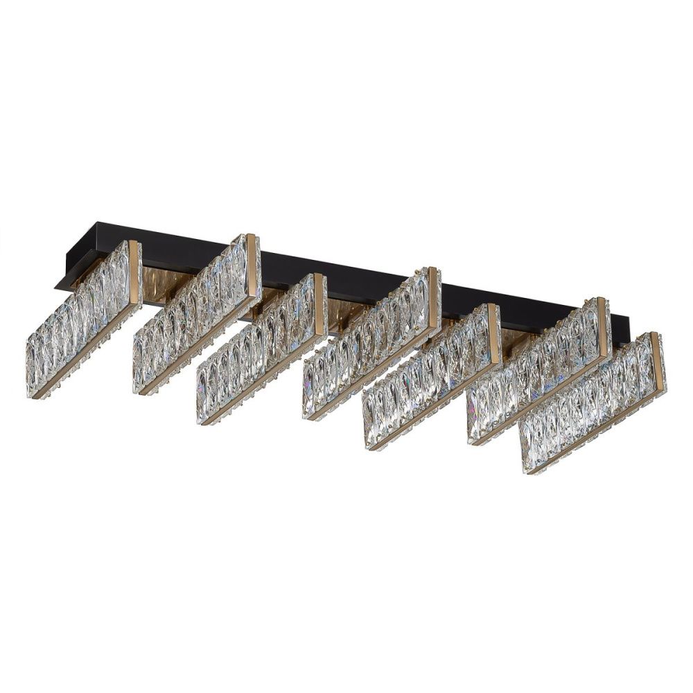 Потолочная люстра 71 см, 45W, 3000K, Citilux Palant CL325272, черный-бронза