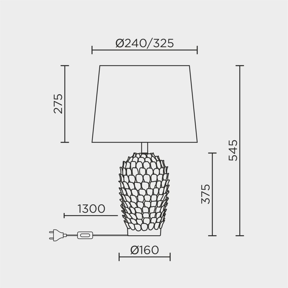 Настольный светильник MODELUX ML.6191.01TL GN