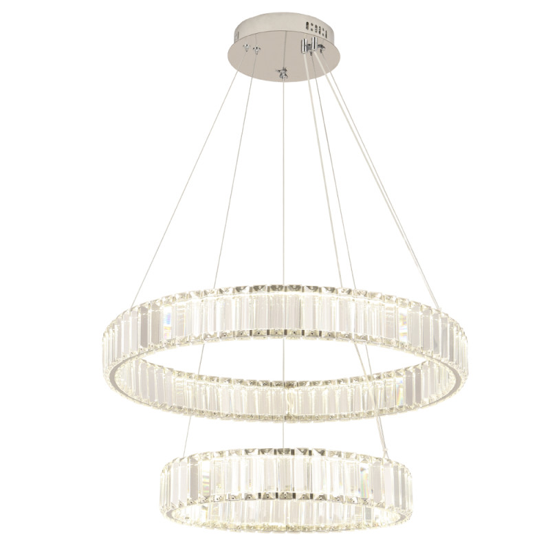 Светильник 60 см, 100W, 4000K, Crystal Lux MUSIKA SP100W LED CHROME, хром