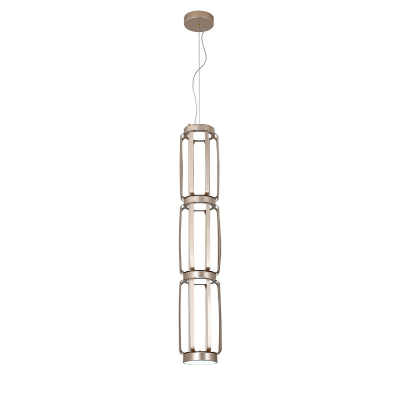 Подвесной светильник 15*15*150 см, LED, 47W, 3000К-6000K, Indigo CAPSULA V000158L золотой, 14027/4P Gold