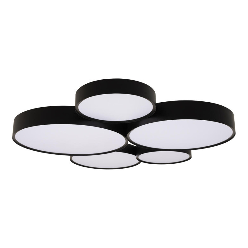 Потолочный светильник 90*10,6 см, 5*LED 4000K черный Loft It Drum 10218 Black