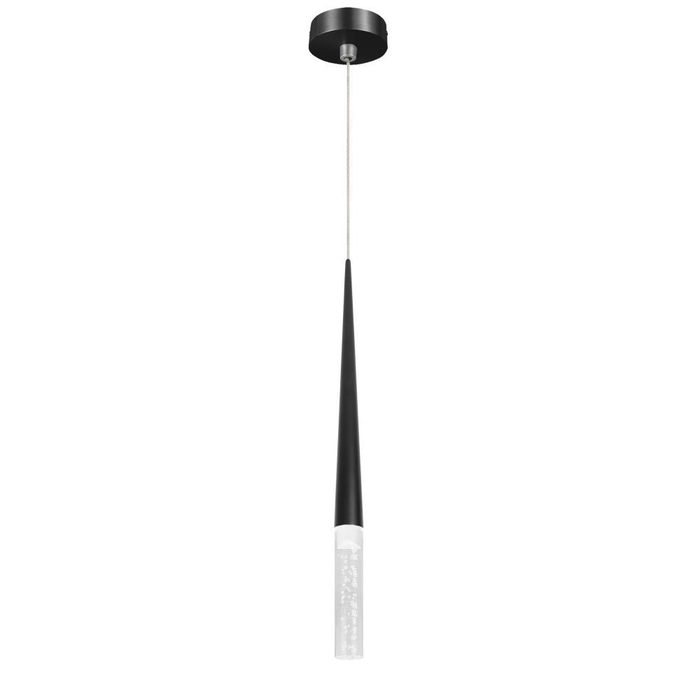Подвес с декоративной насадкой (цилиндр) 4W 282LM 24G 3CCT 3000/4000/6000K Punto mini Lightstar 807007-3 Черный