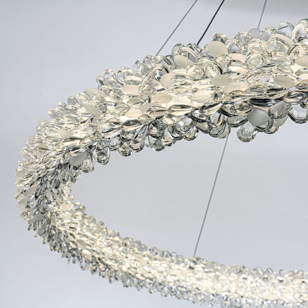 Подвесной светильник 80*40/148 см, LED 88W  3000-6000K MODESTYLE MS.5002.800 CR хром