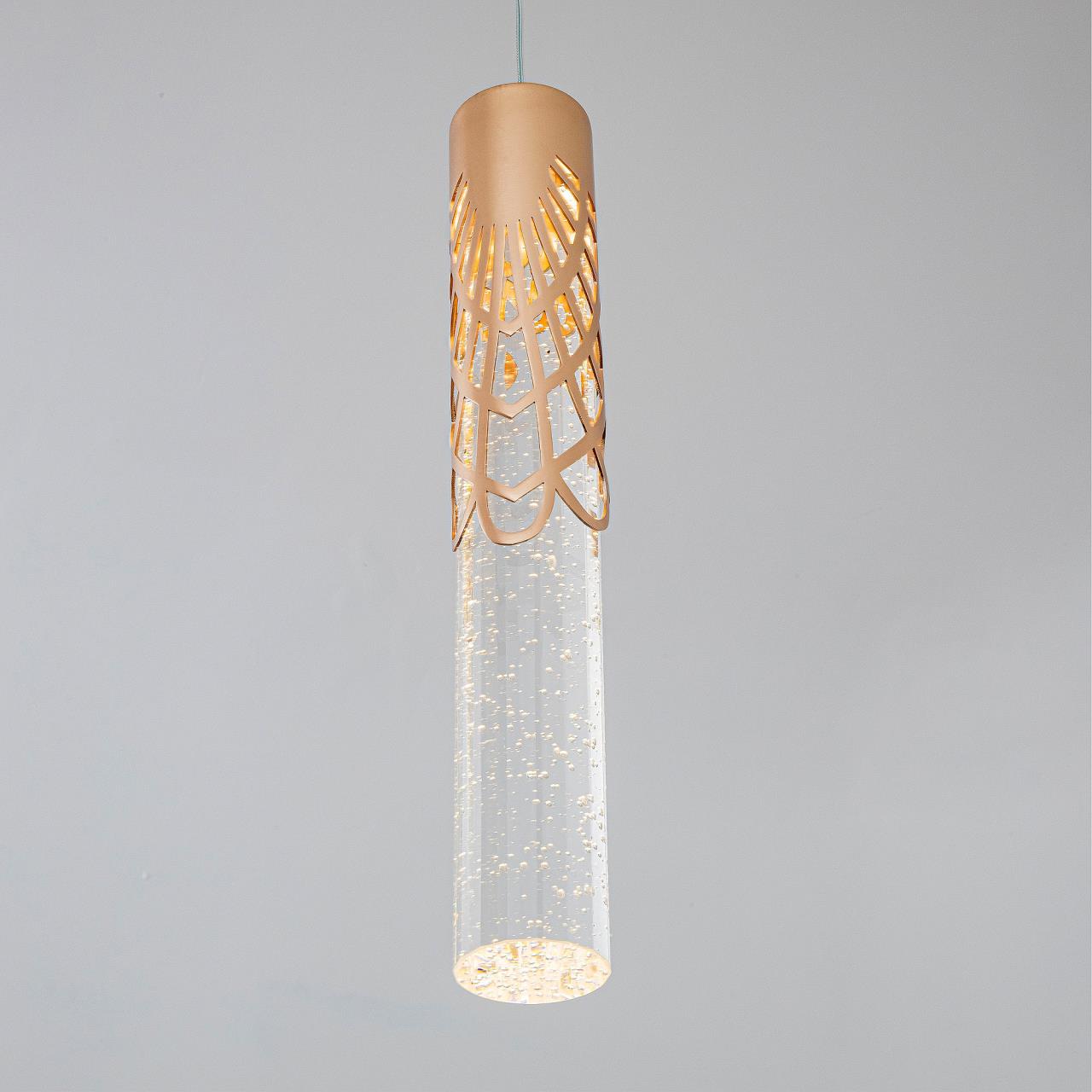 Подвесной светильник 10*10*112 см, LED 5W, 4000K, Золото MODELUX ML.88965.1 GD