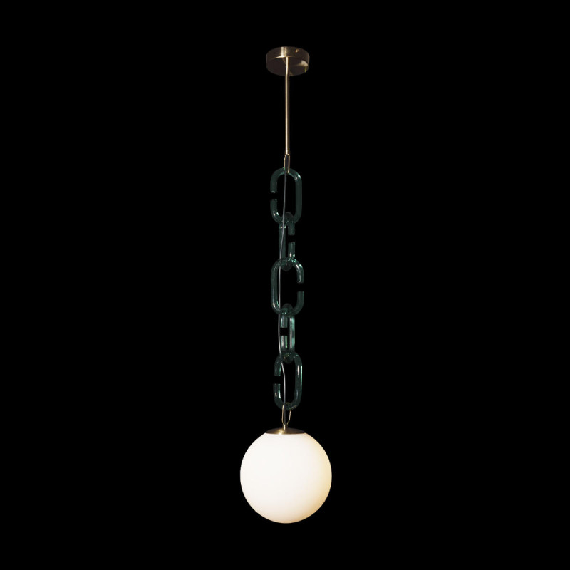 Светильник 20 см, Loft It 10128P Green, золото