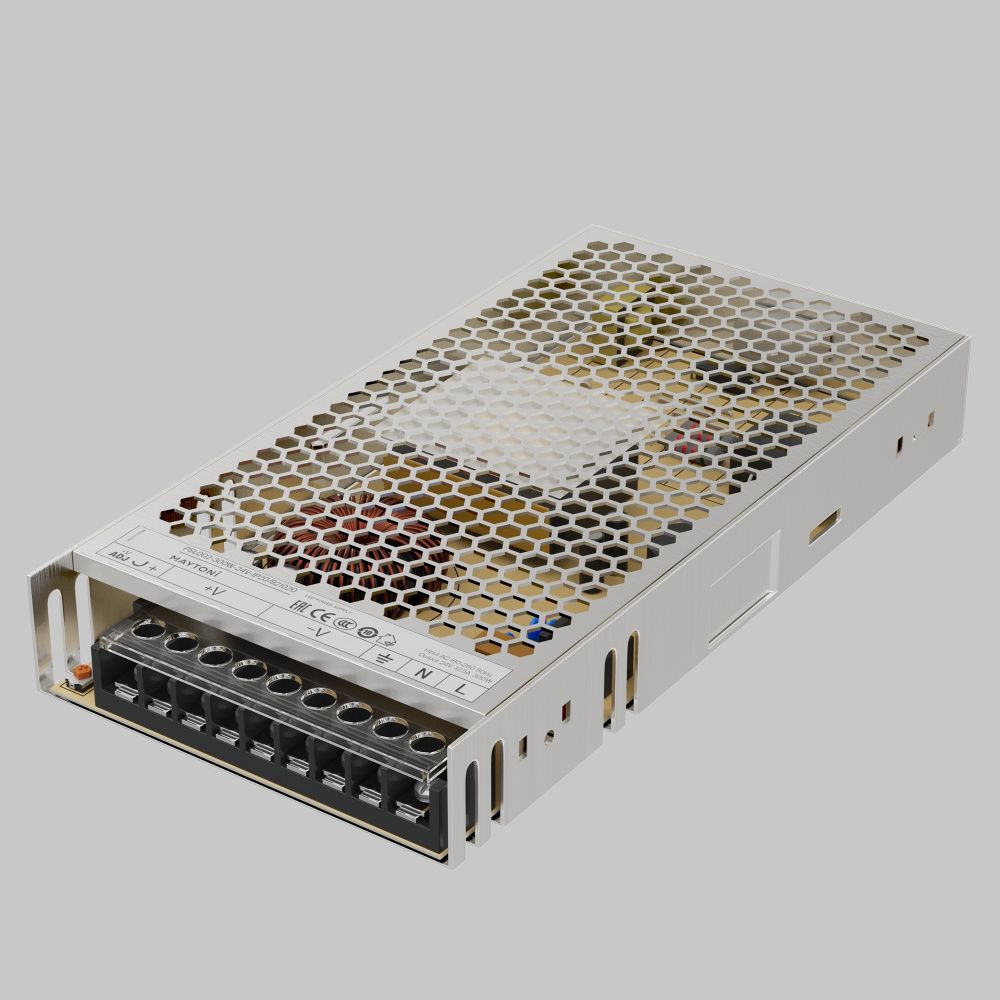 Блок питания PSL002 24V 300W IP 20 821020, 22*12*3 см, Maytoni Led Strip 821020, Серебро