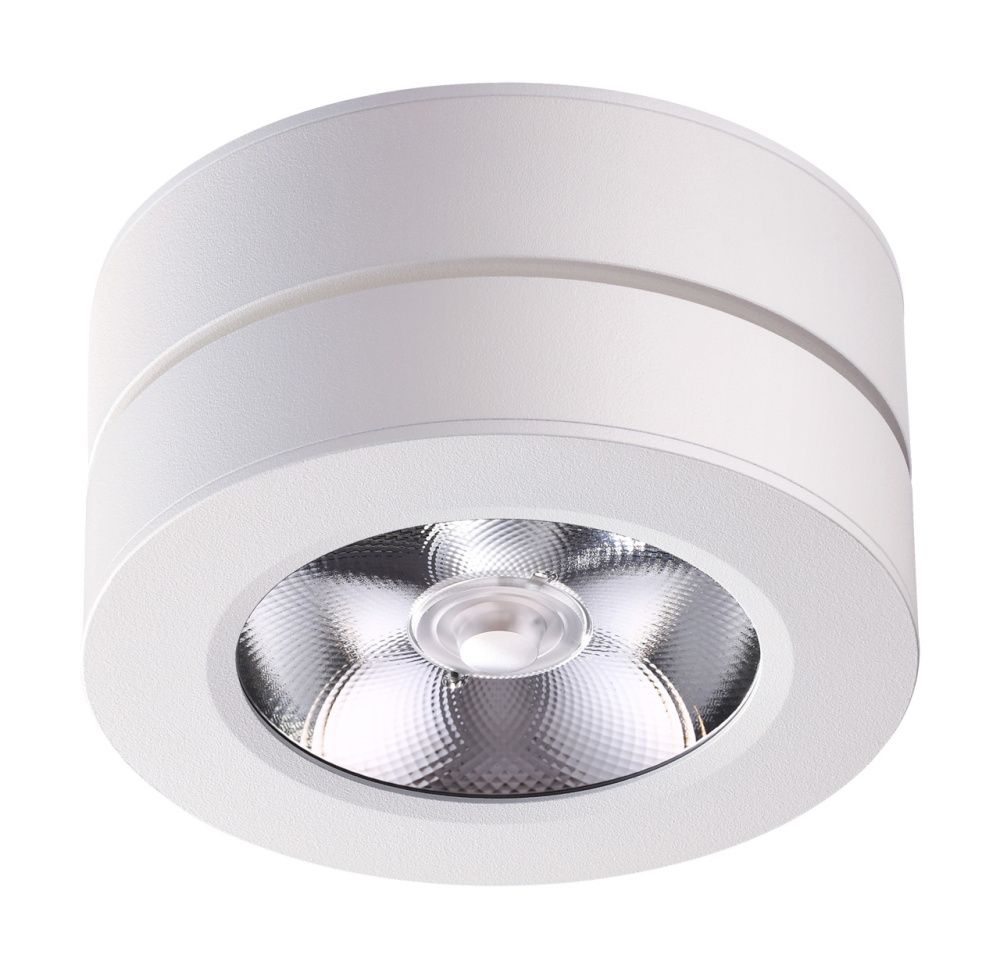Светильник 10*10 см, LED 12W, 3000K Novotech Groda 357984 белый