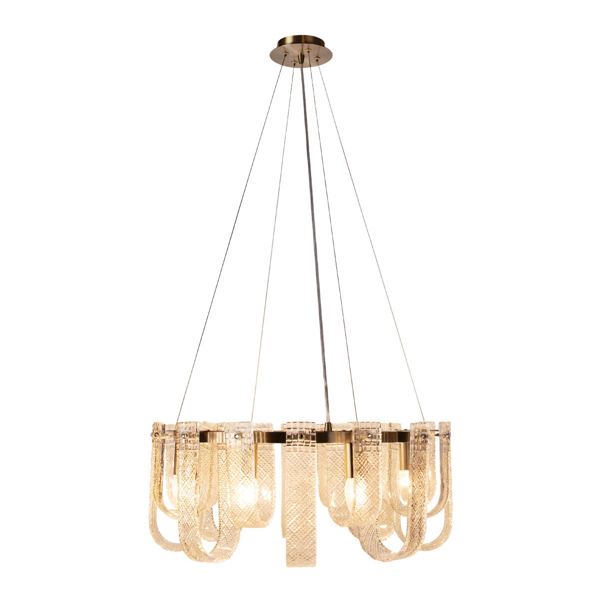 Подвесной светильник 56*25 см, 12*E14 LOFT IT Jersey бронза 10296/600