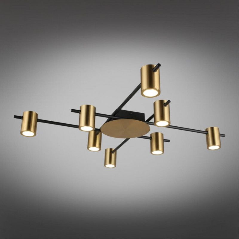 Люстра 80*12 см, GU10, 25W, Aployt Elwisia APL.633.07.08, бронзовый