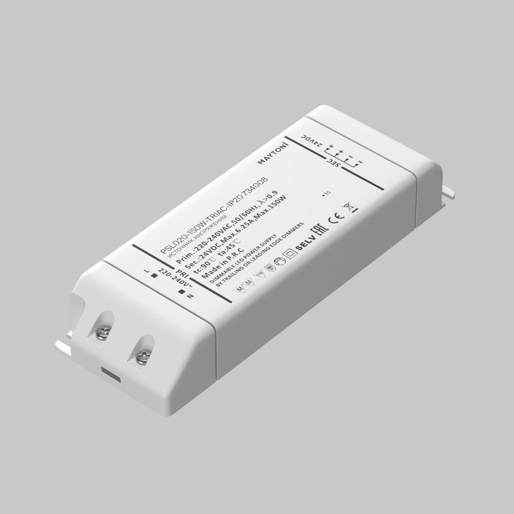 Источник напряжения 24V PSL020-150W-TRIAC-IP20 Maytoni Lighting control  734008