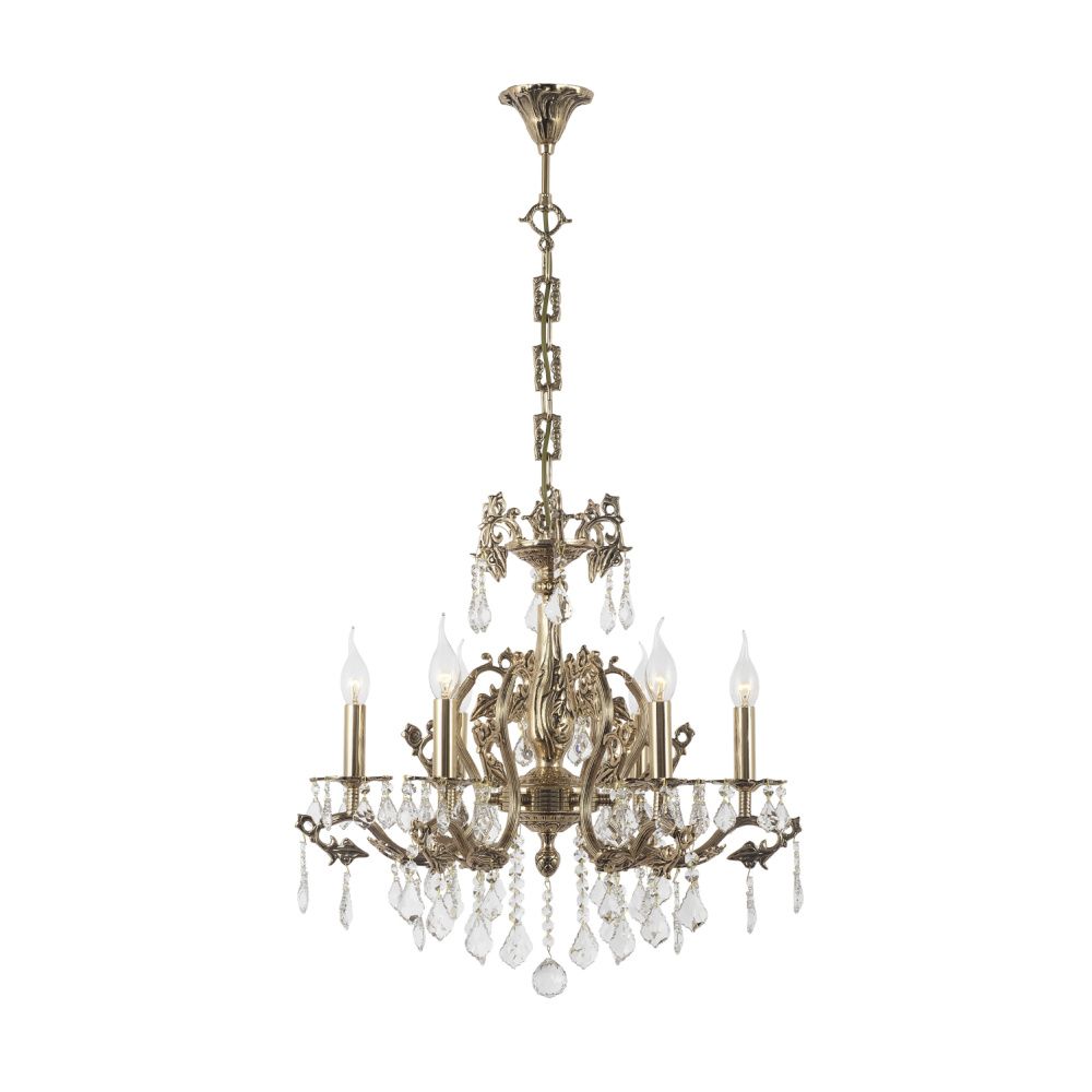 Люстра *58*58 см, 6*E14*40W, Dio D`arte Sorrento Gold Black Sorrento E 1.1.6.600 GB, Золото