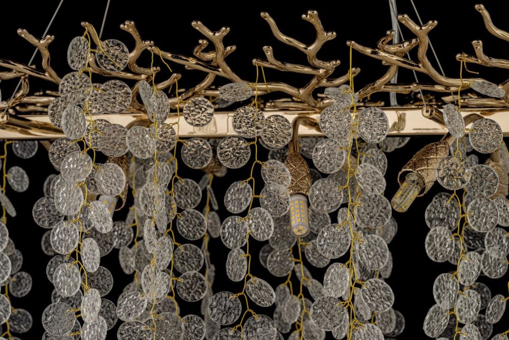 Люстра подвесная ** см, 14*G9*40W, Dio D`arte Tavenna Gold Tavenna H 1.5.120x40.102 G, золотой