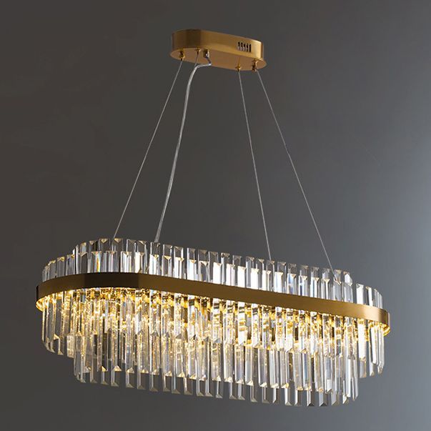 Подвесная люстра VOYAGE L 85*36*36 см, 1*LED*71W, 3000, 4000, 5000K, ImperiumLoft voyage-l01, Латунь