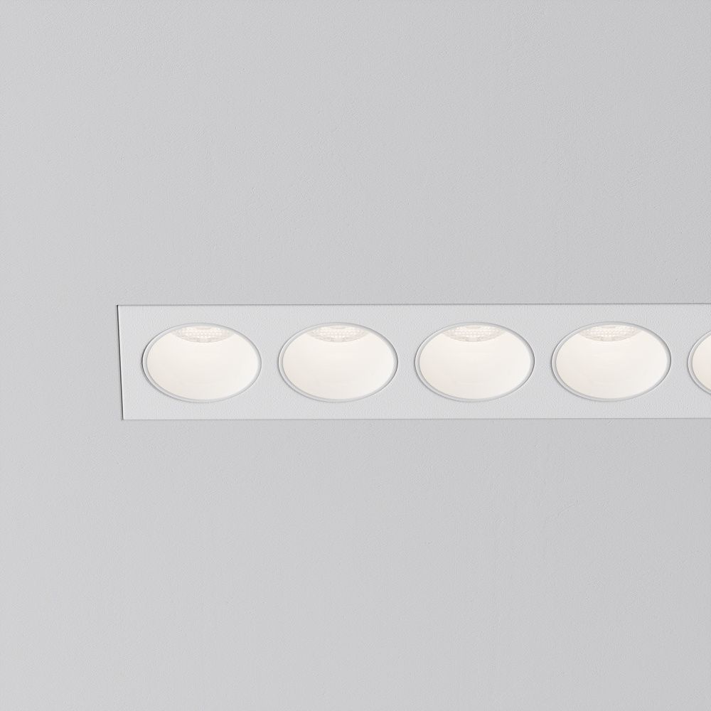Встраиваемый светильник  DL065-12W3-6K-TRS-W 18,2*2,95*-6 см, *LED*12W, 6000K, Maytoni technical Points DL065-12W3-6K-TRS-W, Белый