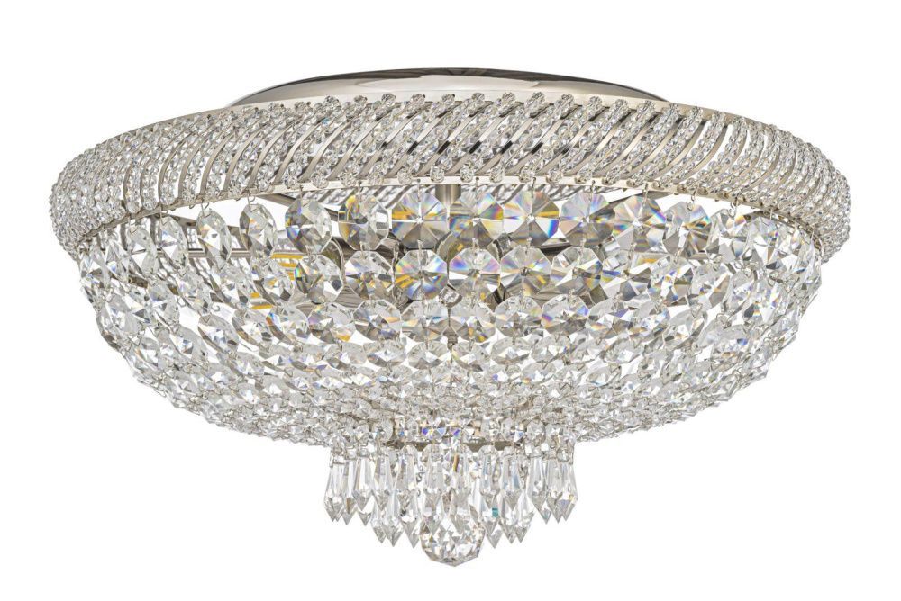 Люстра *45*30 см, 6*E27*60W, Dio D`arte Bari Nickel Bari E 1.2.45.100 N, Матовый никель