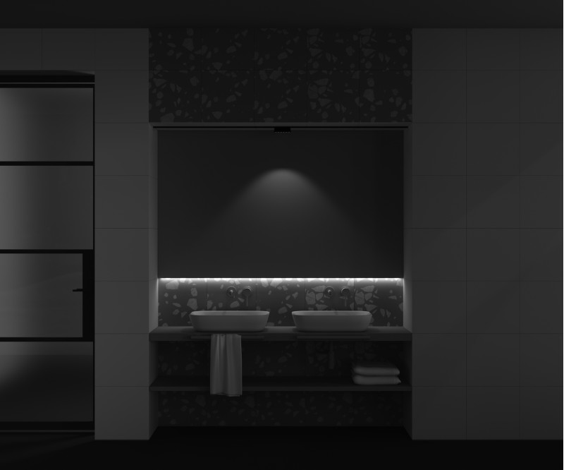 Светильник 12 см, 6W, 3000K, Maytoni Points TR082-1-6W3K-M-B, черный