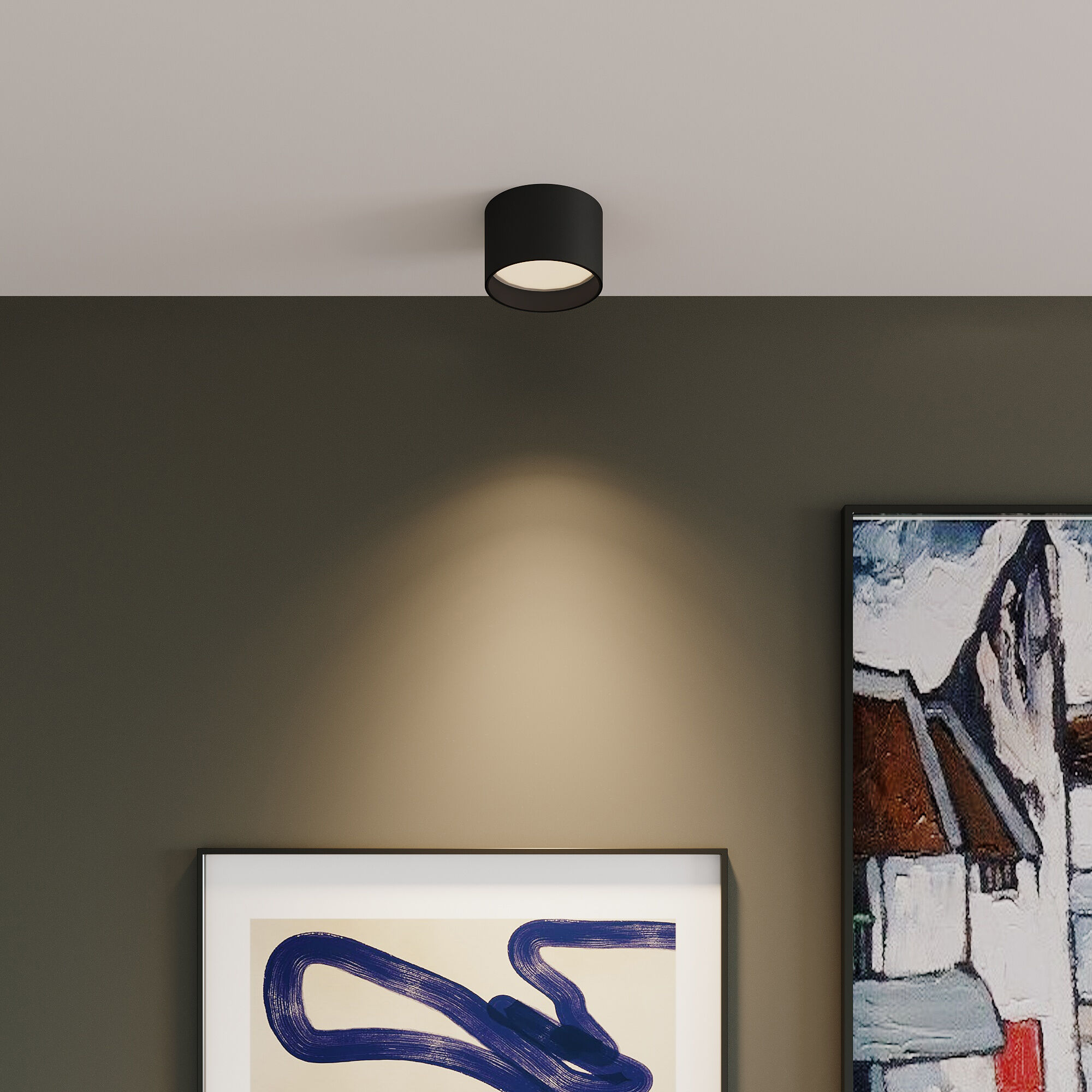 Светильник 12 см, 13W, 3000K, Elektrostandard 25123/LED, черный