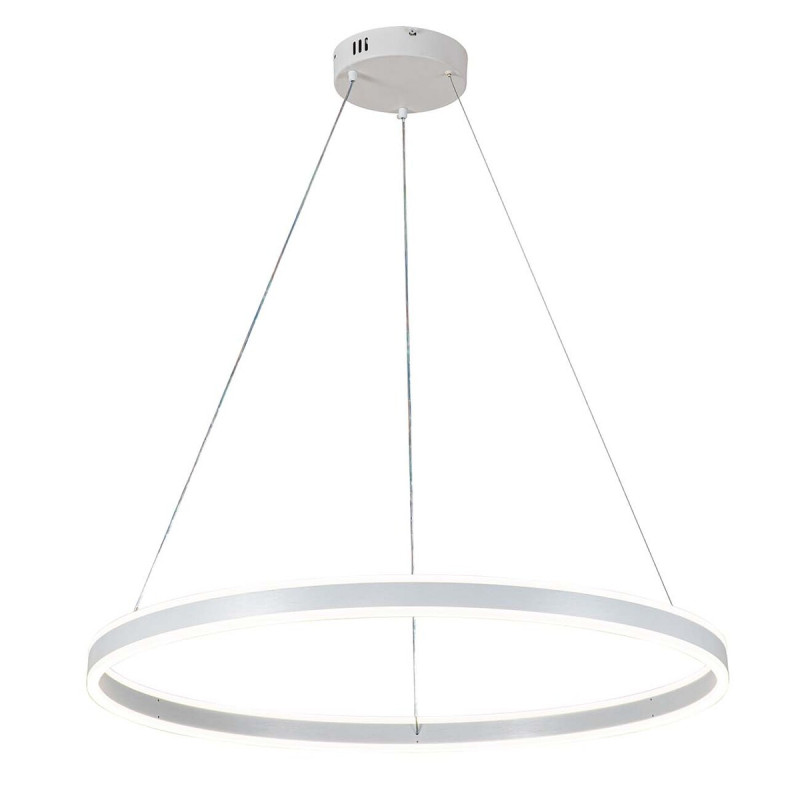 Подвесной светильник 800*1000*100/1240 мм, 1*LED 123W 3000-5700K белый Indigo Galass V000035L, 14001/1P White