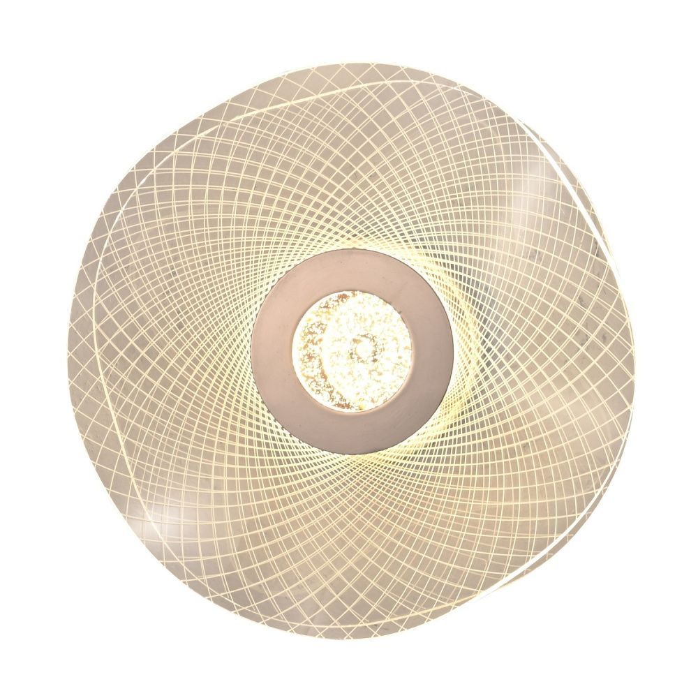 Бра 23*9*23 см, 1*LED*10W, 3000 - 6500K Gerhort G61402/1B FGD CL, Золото