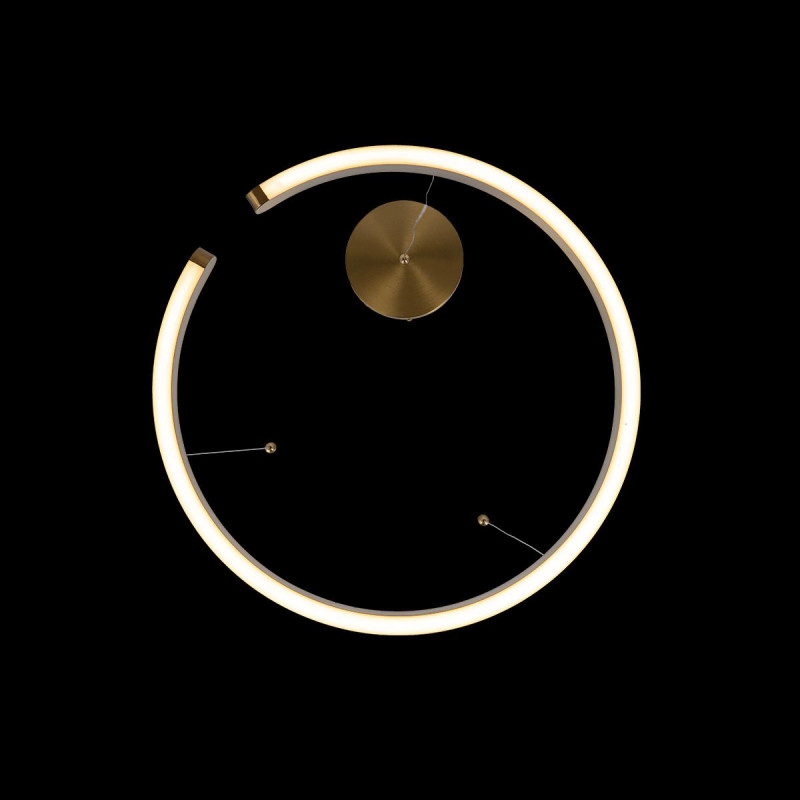 Светильник *40 см, 1*LED*12W, 3000К Loft It 10013S Ring, Латунь