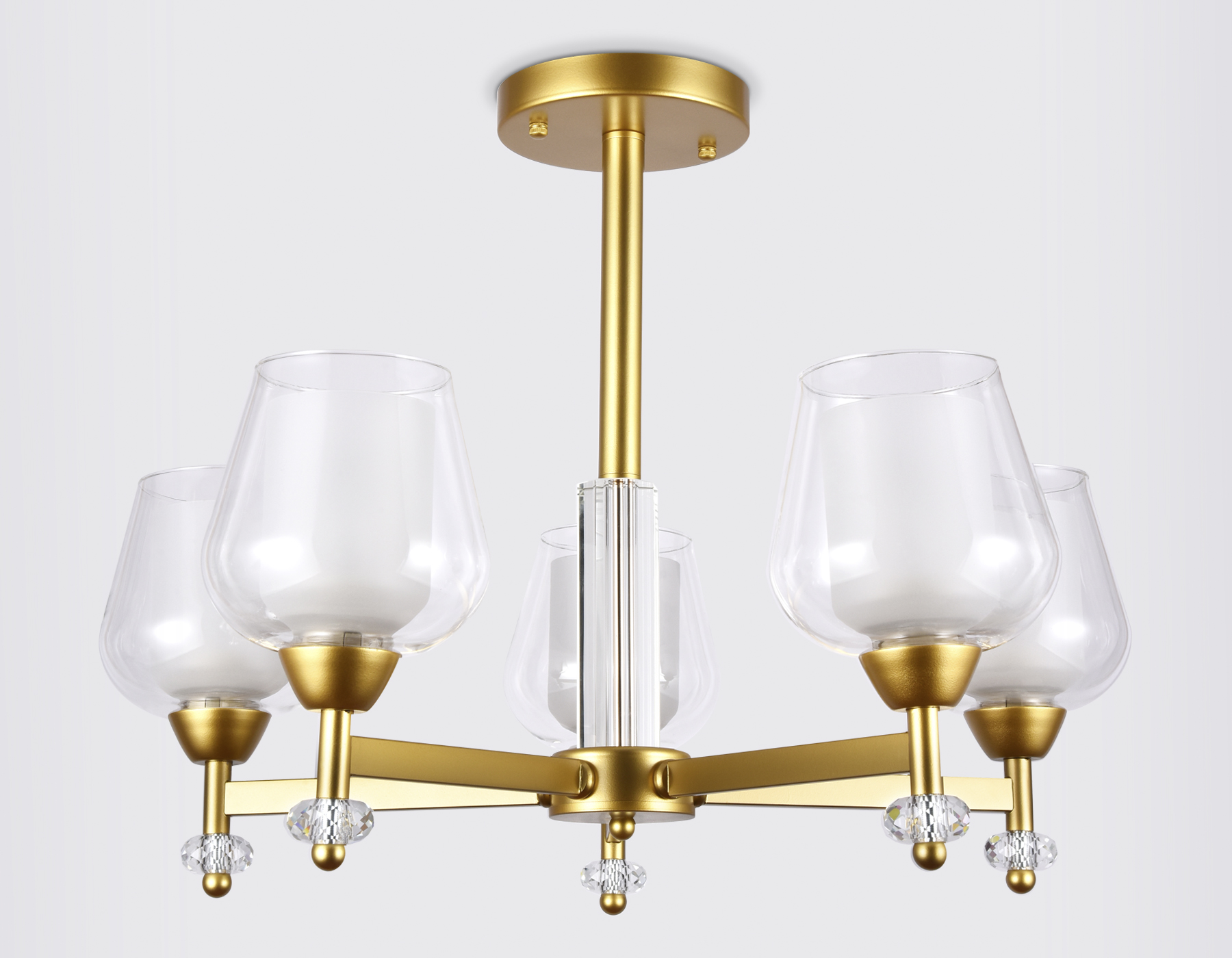 Люстра подвесная 63*46 см, E27 W, К, золото Ambrella Traditional Traditional TR3154