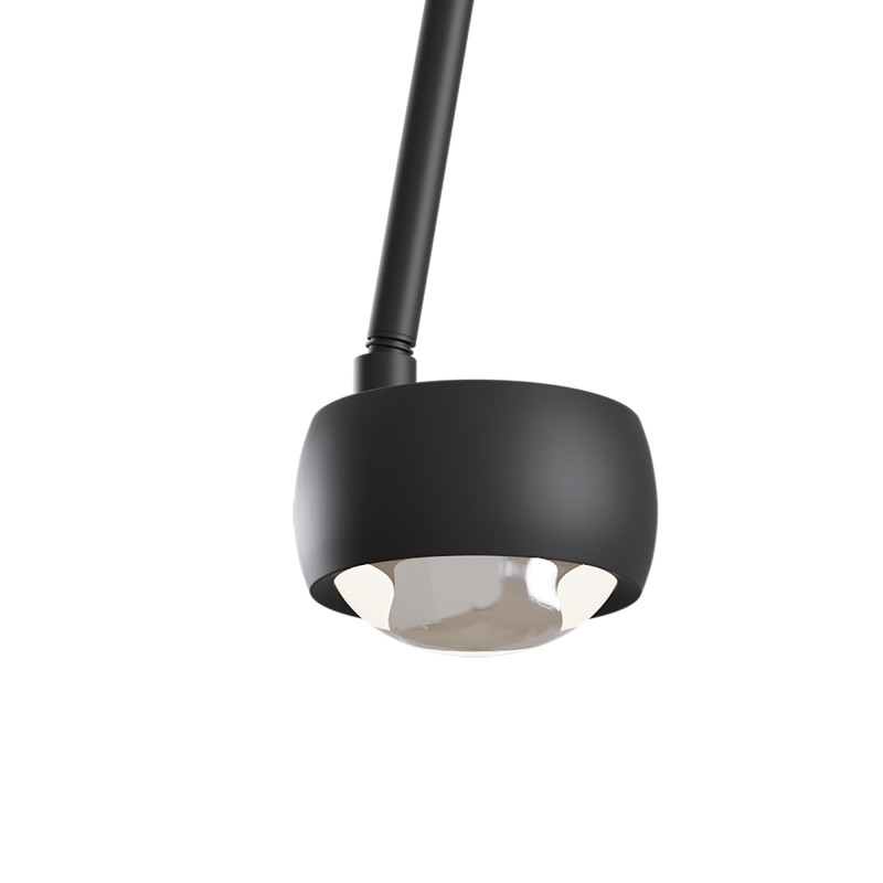 Потолочный светодиодный светильник Maytoni Lens MOD072CL-L8B3K, 8W LED, 3000K, черный
