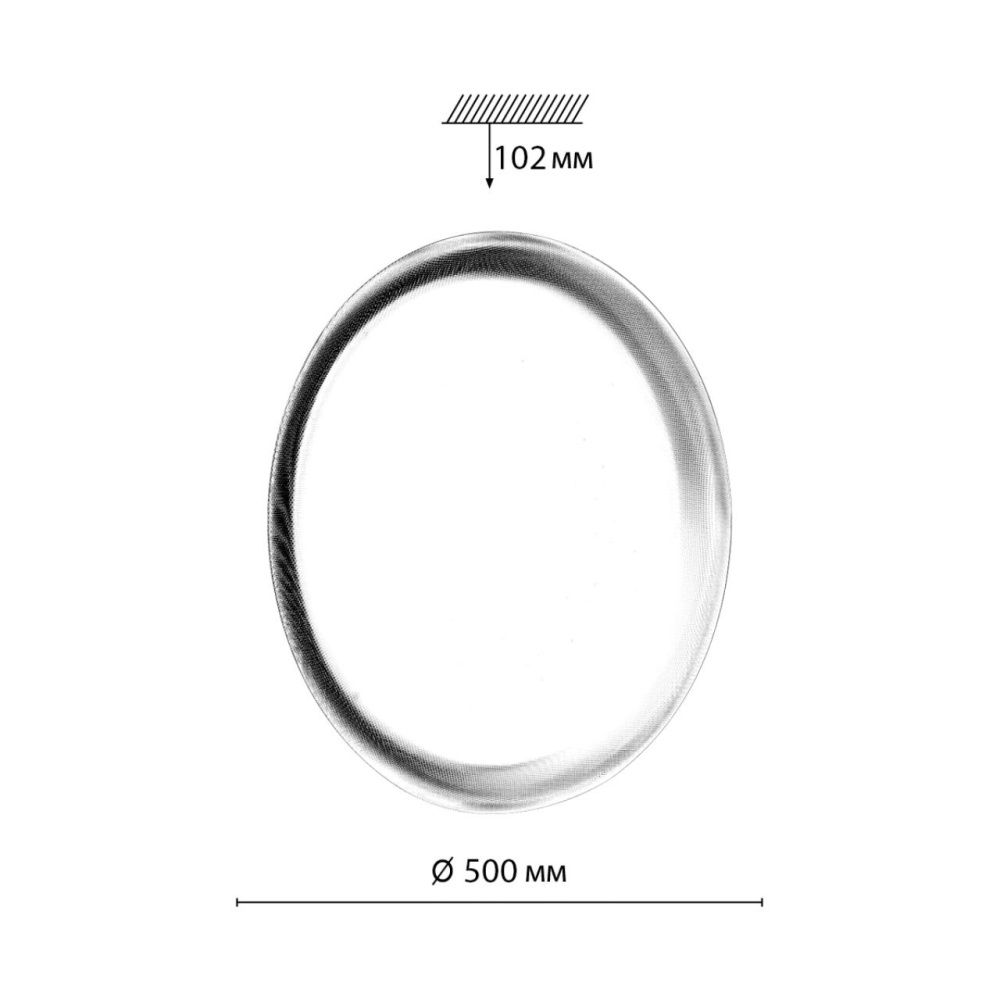 Светильник *50*-10,2 см, 1*LED*76W, 3000-6000K, Sonex JOLLY 7775/ELN, белый